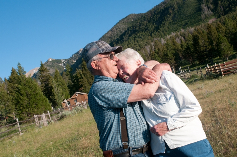 Tony and Donna Demetriades 240-acre wildlife sanctuary is in the heart of Centennial Valley in Montana. Megan Parker and Pepin with Working Dogs for Conservation are working with HSWLT to determine what keystone species use the Demetriades property.