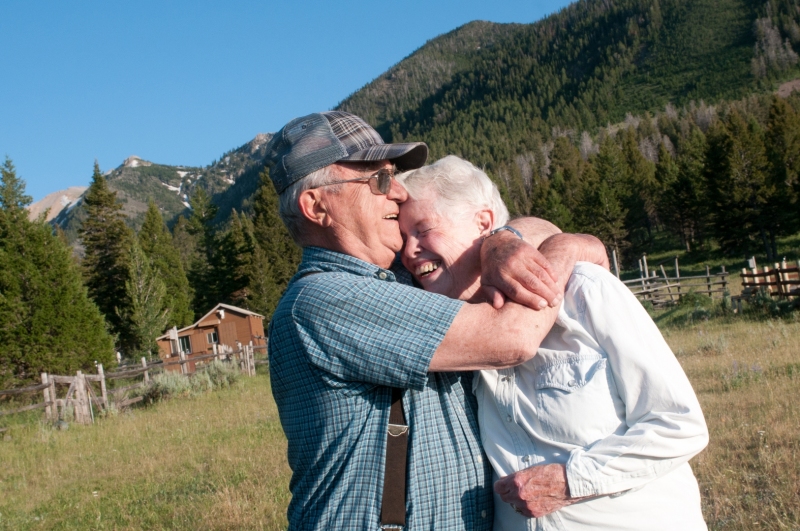 Tony and Donna Demetriades 240-acre wildlife sanctuary is in the heart of Centennial Valley in Montana. Megan Parker and Pepin with Working Dogs for Conservation are working with HSWLT to determine what keystone species use the Demetriades property.